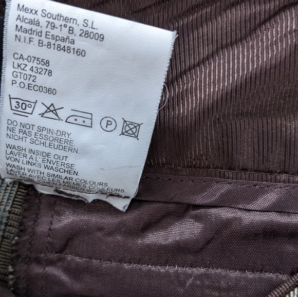 Mexx suit office work pants glen check plaid size 12 @M2 - Picture 9 of 12